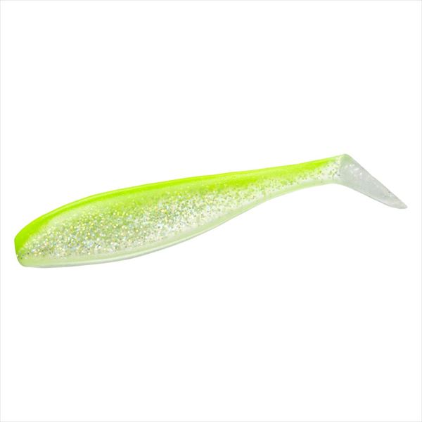 DAIWA Worm Ricky Shad 3.5 Clear Lemon Glow