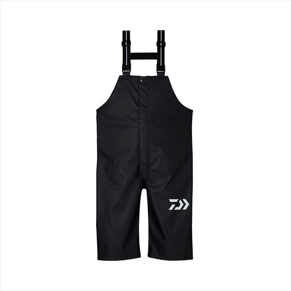 DAIWA Rainwear DR-6323P PU Ocean Half Overalls Black M