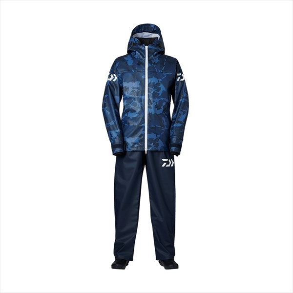 DAIWA Rainwear DR-6023 PU Ocean Light Rain Suit Navy Camo M