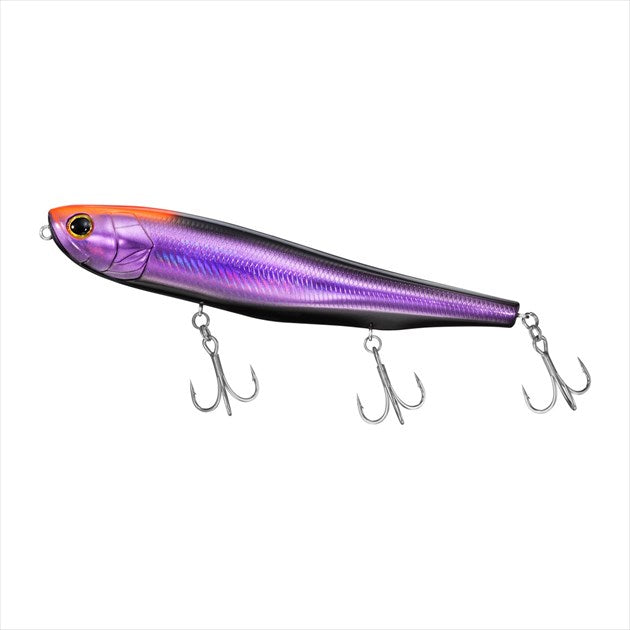 DAIWA Sea Bass Lure Morethan Monster Slider 160F Orange Head Purple Black Sand