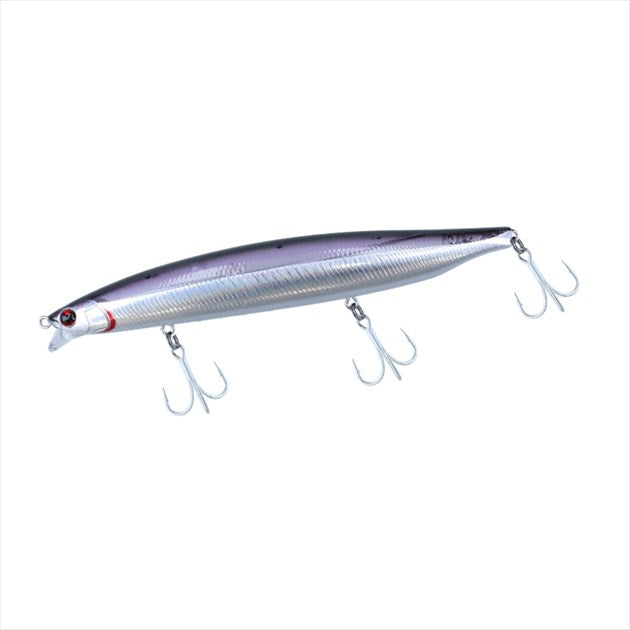 DAIWA Seabass Lure Shoreline Shiner Z Vertis R 140S-SSR Adel Half See-through Black Back