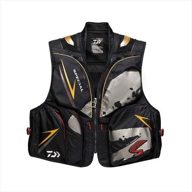 DAIWA Fishing Vest DV-1023 Special Barrier Tech Short Vest Black M