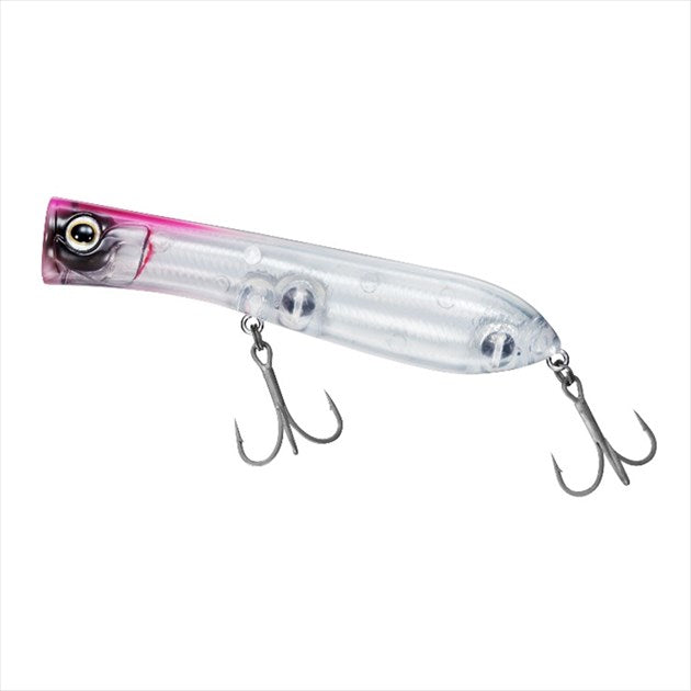 DAIWA Seabass Lure Salty Pop 95F Pink Head Clear