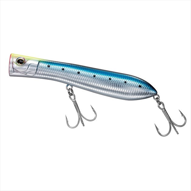 DAIWA Sea Bass Lure Salty Pop 110F Chart Head Plated Sardine