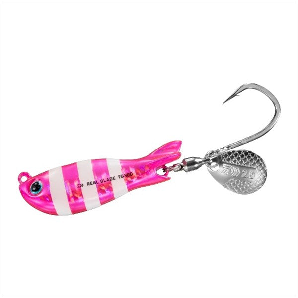 DAIWA Metal Jig Real Blade TG 30G Pink Zebra