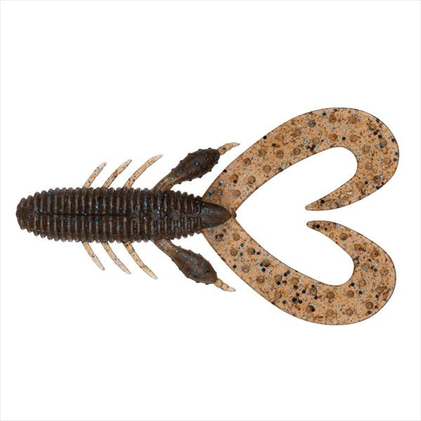 DAIWA Worm Jig Buddy 3 inch Dark Cinnamon Blue Flake