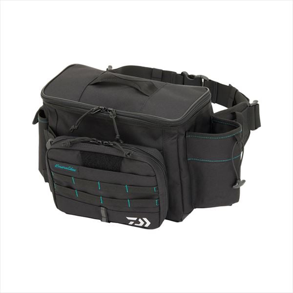 DAIWA Tackle Bag Emeraldas Hip Bag (E) Black