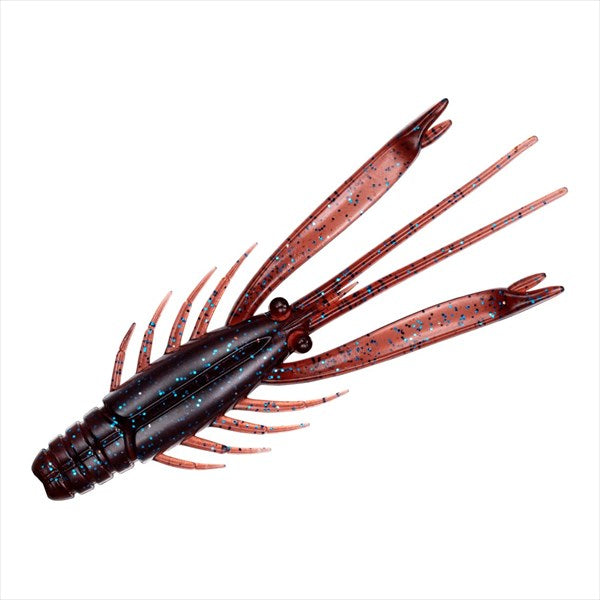 DAIWA Worm Silver Wolf Urban Shrimp 2.8 inches Scuppanon Blue