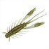 DAIWA Worm Silver Wolf Urban Shrimp 2.4 inches Light Olive