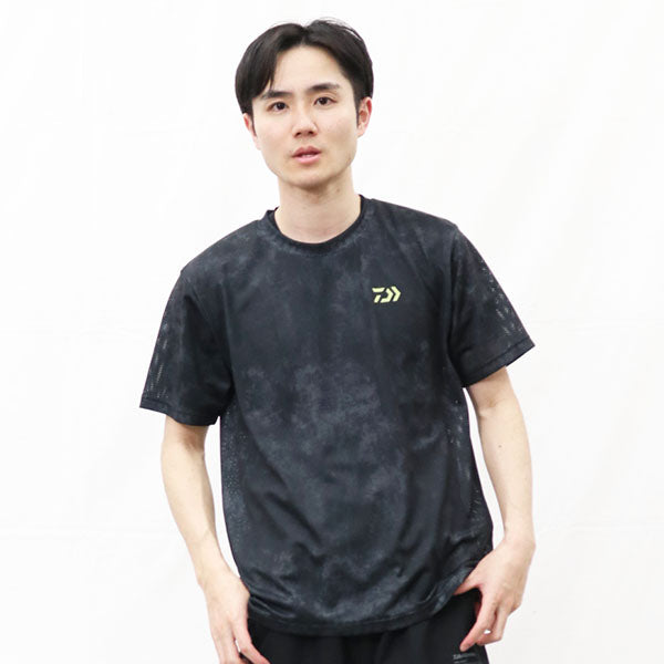 DAIWA Wear DE-8724 Dry Mesh Short Sleeve Shirt Bottom Black XL