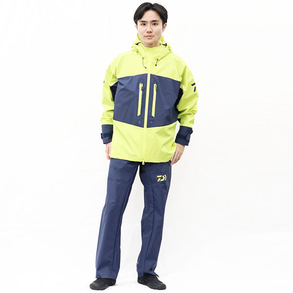 DAIWA Rainwear DR-9024 PVC Ocean Rain Suit Lime Yellow S