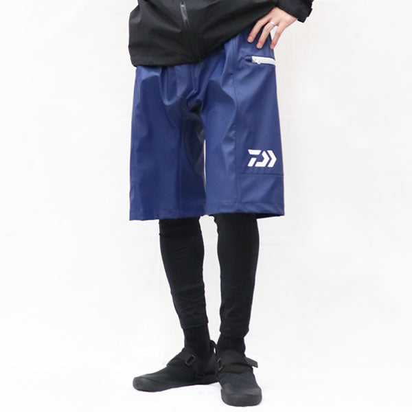 DAIWA Rainwear DR-6224P PU Ocean Shorts Navy M