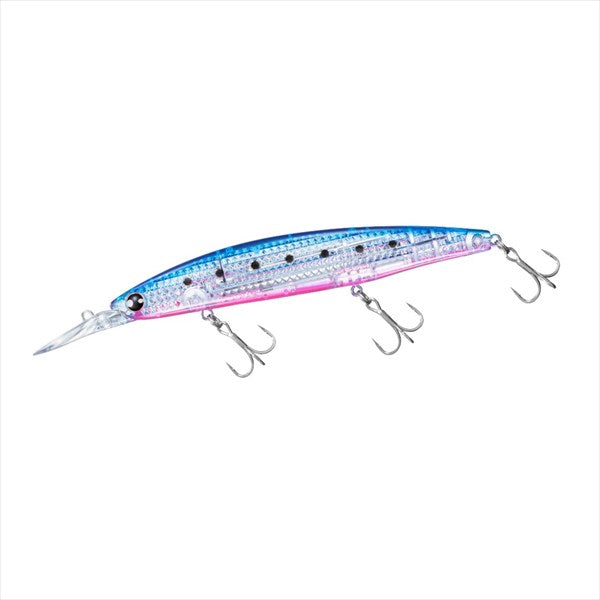 DAIWA Seabass Lure Shoreline Shiner Z Set Upper Laser Impact 125SDR-LI LI Blue Pink Sardine