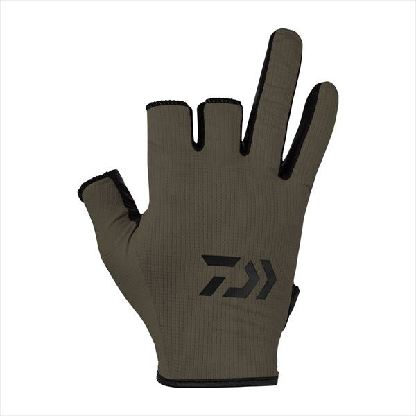 DAIWA Gloves DG-6424 Water-absorbing and quick-drying gloves, 3-piece cut