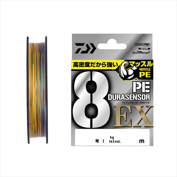 Daiwa Line UVF PE DuraSensor X8EX+Si3 5C (Multicolor) #0.6 150m