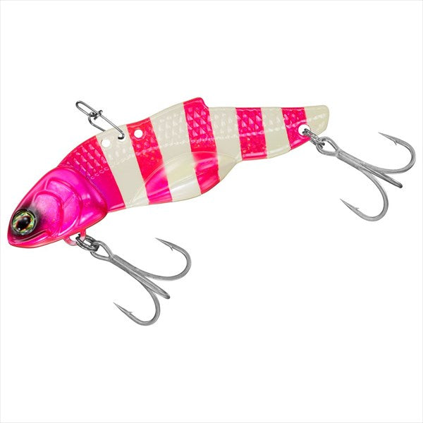 DAIWA Seabass Lure SW Vibe Jig R40 Glow Pink Zebra