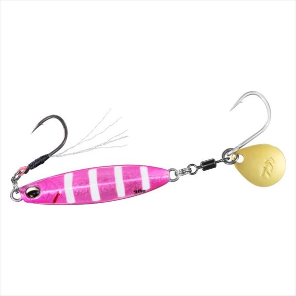 DAIWA Metal Jig Samurai Jig R Spin 30g Sagoshi Pink Zebra