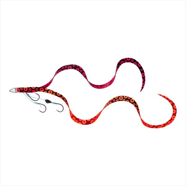 DAIWA Tairaba Red Fang Replacement Unit ƒÀSS Overdone Curly 3 Hooks Octopus Legs Orange + Red