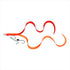 DAIWA Tairaba Red Fang Replacement Unit ƒÀSS Overdone Curly 3 Hooks Red Fang Orange + Red Lame