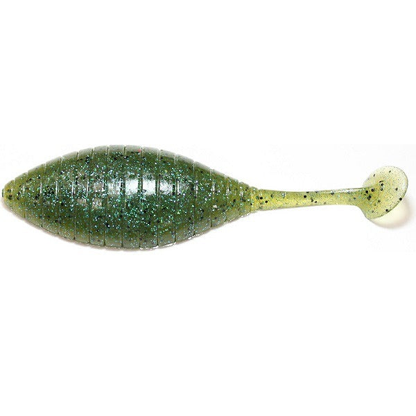 Hide Up Worm Stagger Wide 4 inch F 128 Green Light Gill