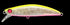 APIA Seabass Lure Bagration 80 13g #03 Chart Back Peach