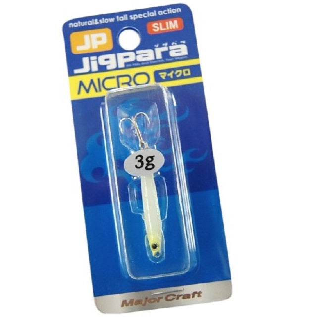 Major Craft Jigpara Micro Slim 3g #19 All Glow *Not available for payment in store
