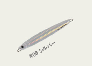 Major Craft Metal Jig Jigpara Vertical Short JPV-100#008 SILVER