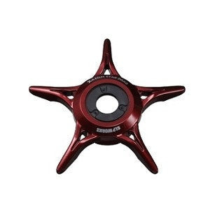 SLP Works SLPW Daiwa Screwless Zion Star Drag SLPWA058 Red