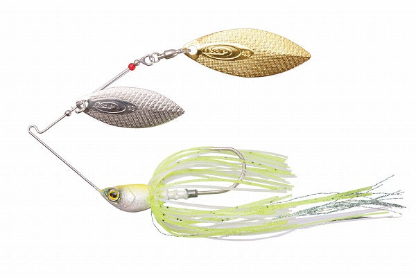 OSP Spinnerbait Buzzbait High Pitcher MAX 3/8oz Double Willow ST21 Spark White Chart