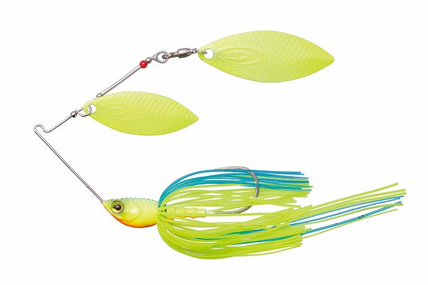 OSP Spinnerbait Buzzbait High Pitcher MAX 3/8oz Double Willow S56 CB Chart Blue Back