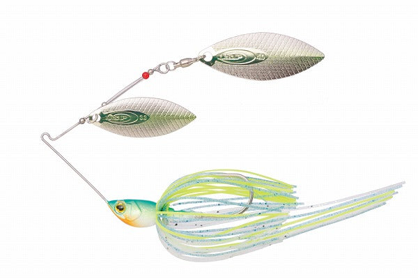 OSP Spinnerbait Buzzbait High Pitcher MAX 3/8oz Double Willow S61 Ghost Chart Blue Back