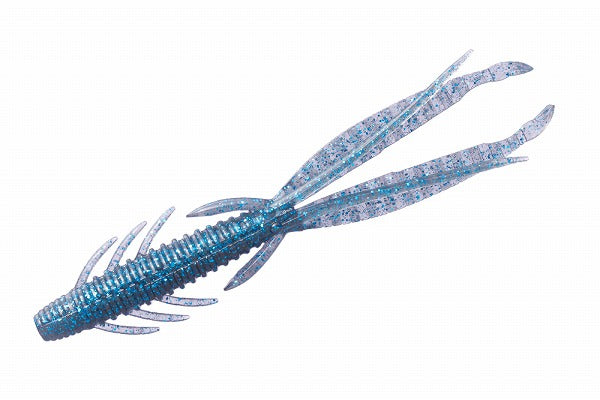 OSP Worm Drive Shrimp 6 inch W039 Smoke Blue Flake