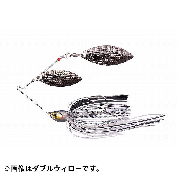OSP Spinnerbait Buzzbait High Pitcher MAX 3/4oz Tandem Willow S05 Black Shiner
