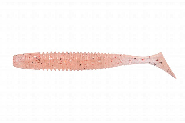 OSP Worm HP Shad Tail 2.5 inch W040 Pink Smelt