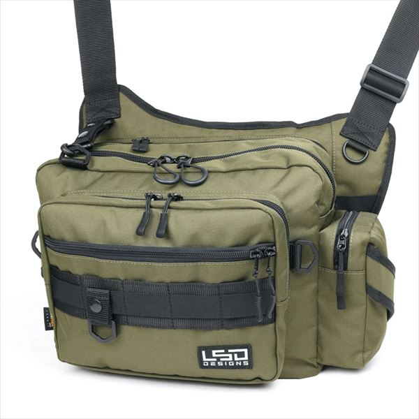LSD Tackle Bag One Shot Side Double Cordura Khaki
