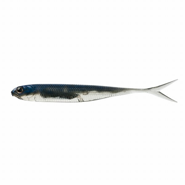 Fish Arrow Worm Flash J Split 4 inch SW #105 Sardine/Silver