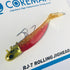 COREMAN Worm RJ-7 Rolling Jig Head #057 Gold Head/Akakin
