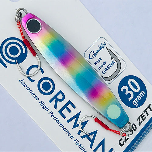 Coreman Metal Jig CZ-30 Zettai On Hook #024 Cotton Candy