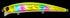 Longines Sea Bass Lure Frankie 120 20g 027 Chart Gold Glow Candy