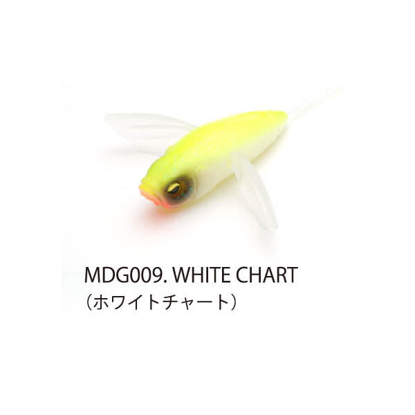 RAID JAPAN Bass Lure Micro Dodge White Chart