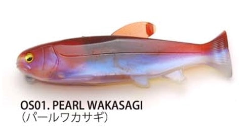 RAID JAPAN Worm Osakana Swimmer 125 Pearl Smelt