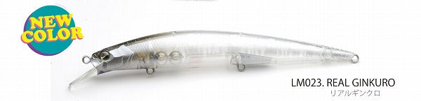 RAID JAPAN Bass Lure Level Minnow Real Ginkuro