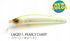 RAID JAPAN Bass Lure Level Minnow Quick 72 Pearly Chart