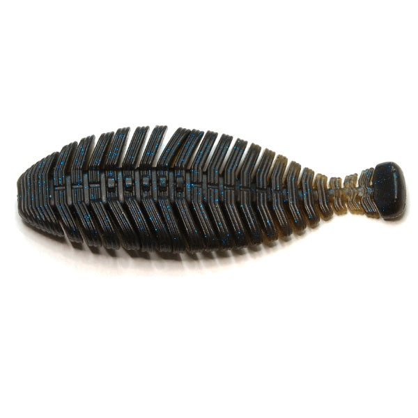 RAID JAPAN Worm Flat Tyler 3.7 inch 084. Blue Miso