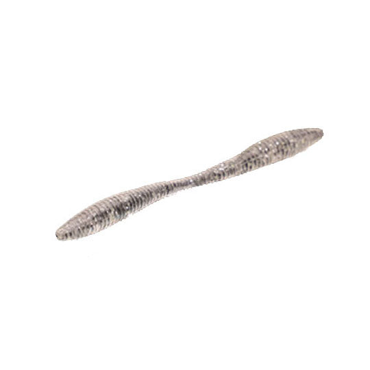 Gan Craft Worm Horse Mackerel Explosion 2.8 inch #01 Glow Shirasu