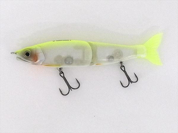 GAN CRAFT Bass Lure Ayuja Jointed Claw 128 F #K-06 Big Bite Skeleton Chart