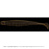 IMAKATSU ANKLE MINNOW 3 inch (Eco) 400 Black Pumpkin