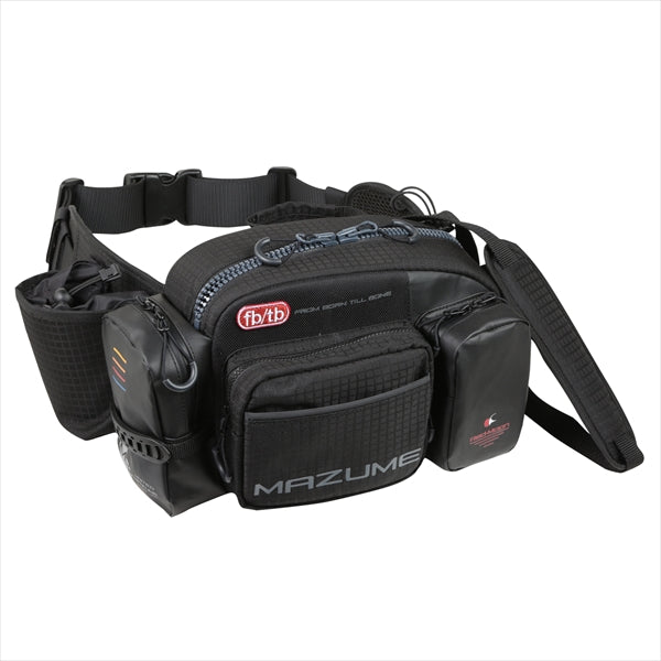 Orange Blue Tackle Bag MZBK-768mazume Red Moon Waist Bag V Black
