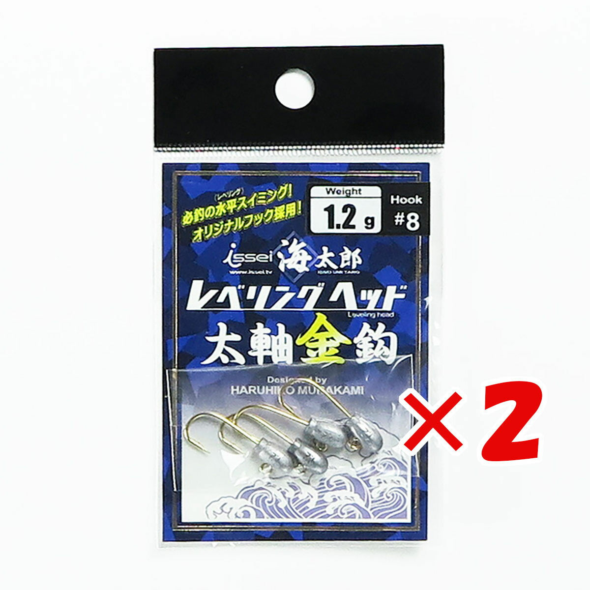 issei jig head Kaitaro leveling head thick shaft gold needle 1.2g #8