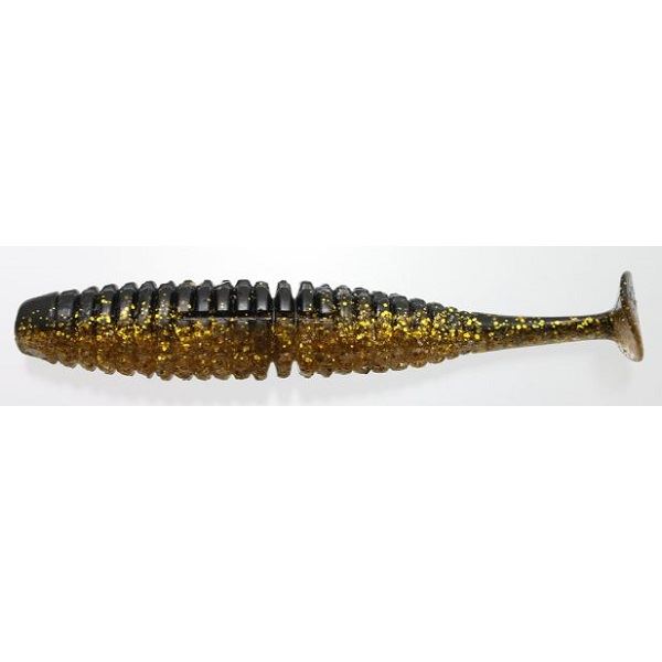 Issei Issey Worm Kaitaro Caramel Shad 4 inch #030 Black